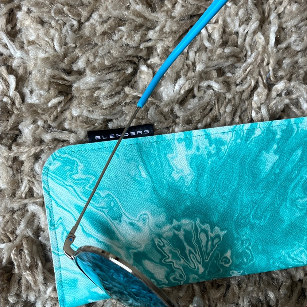 Blenders Blue Aviator Sunglasses - Picture 15 of 16